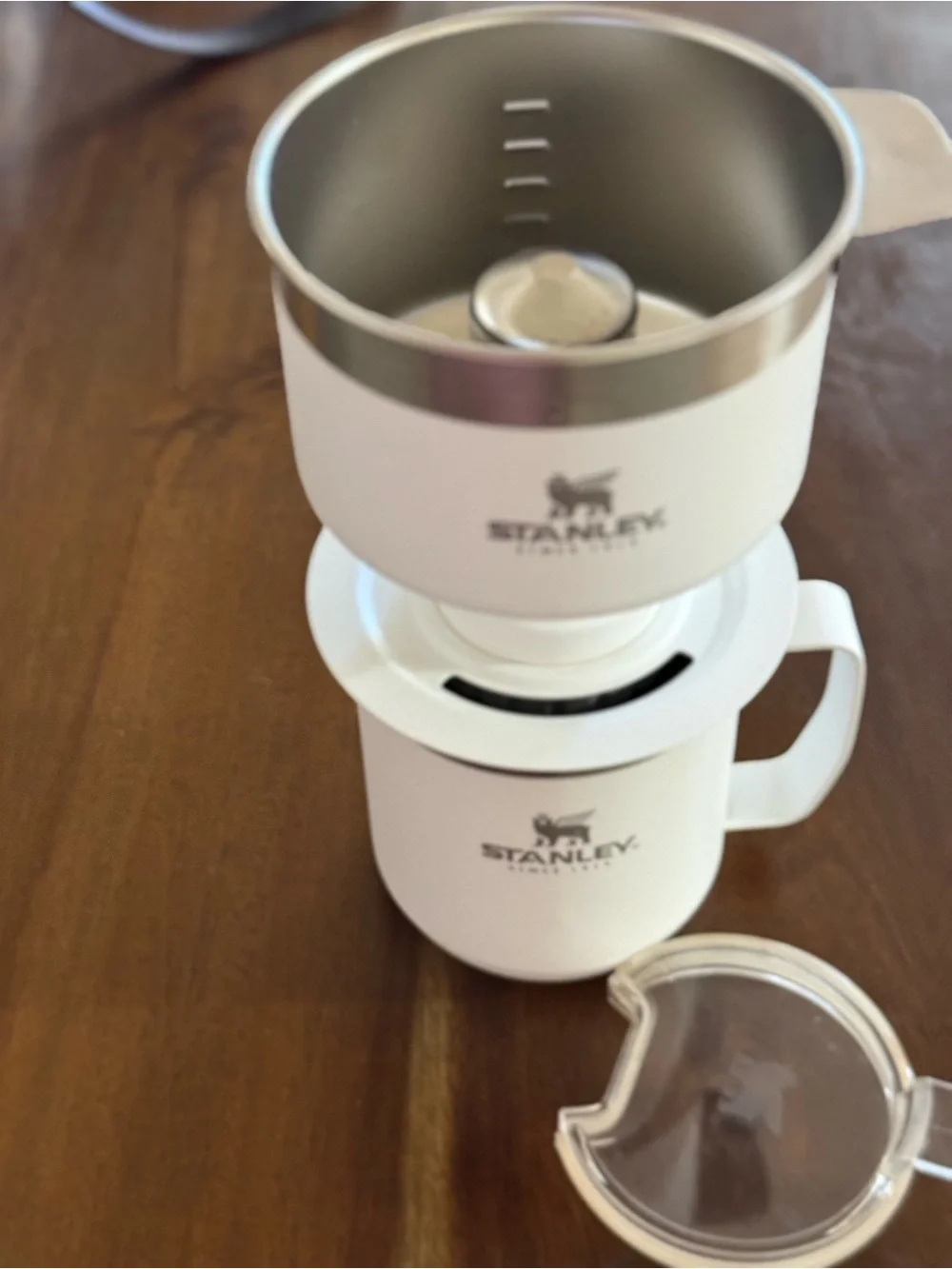 12oz Stanley The Perfect-Brew Pour Over Set Cream Gloss: White  Stainless - Picture 4 of 4